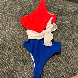 Beach-riot off the shoulder bathing suit